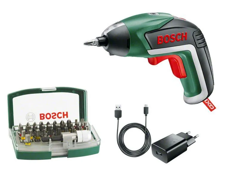 Avvitatore A Batteria Con Accessori Bosch IXO V 3 Avvitatore A Batteria Con Accessori Bosch IXO V