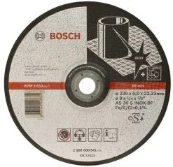 Disco Abrasivo Inox AS 30 S INOX BF, 150 Mm, 22.23 Mm, 6.0 Mm Bosch