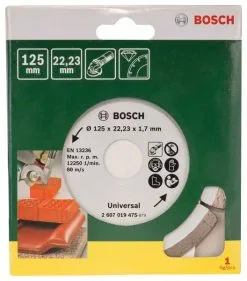 Disco Da Taglio Diamantato Per Materiali Da Costruzione 125 Mm Bosch