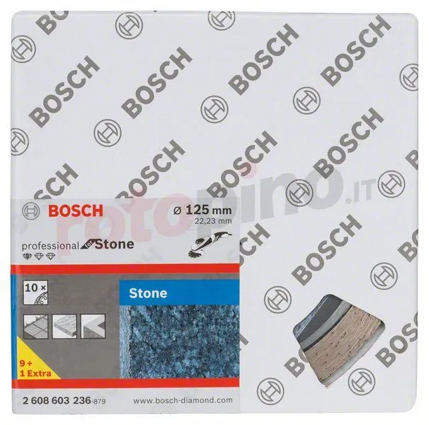 Disco Di Taglio Diamantato 125mm Bosch Standard For Stone 4 Disco Di Taglio Diamantato 125mm Bosch Standard For Stone - immagine 2