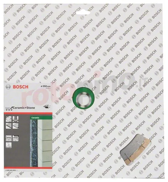 Disco Diamantato 350mm Bosch Best For Ceramic And Stone 4 Disco Diamantato 350mm Bosch Best For Ceramic And Stone - immagine 2