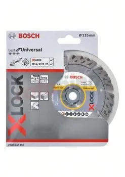 Disco Diamantato X-Lock 115mm Bosch Best For Universal -Offerte Bosch Negozio disco diamantato x lock 115mm bosch best for universal 61549