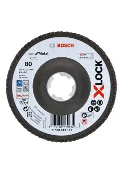 Disco Lamellare Curvo G80 Da 115 Mm Bosch