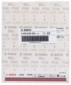 Foglio Abrasivo Per Levigatura Manuale C470 Bosch 2608608695