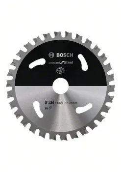 Lama 136x20mm, 30 Bosch Standard For Steel