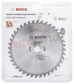 Lama Circolare ECO Optiline Wood 254x30mm T40 Bosch -Offerte Bosch Negozio lama circolare eco optiline wood 254x30mm t40 bosch 29650