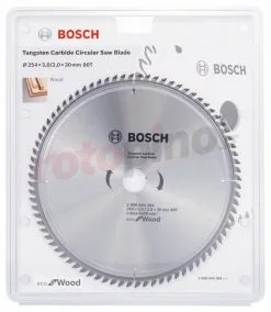 Lama Circolare ECO Optiline Wood 254x30mm T80 Bosch -Offerte Bosch Negozio lama circolare eco optiline wood 254x30mm t80 bosch 29648