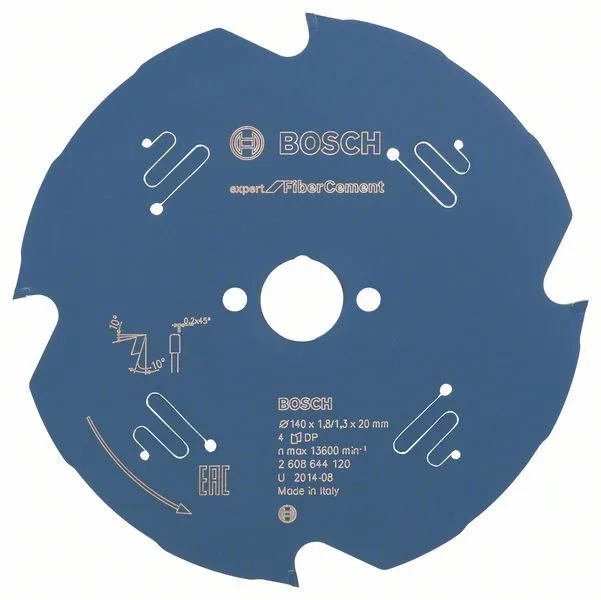 Lama Circolare Expert For Fiber Cement 140x20mm T4 Bosch 3 Lama Circolare Expert For Fiber Cement 140x20mm T4 Bosch