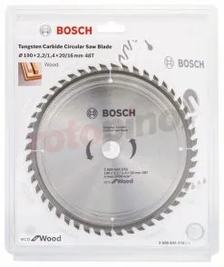 Lama Di Taglio Eco For Wood 190x20mm T48 Bosch -Offerte Bosch Negozio lama di taglio eco for wood 190x20mm t48 bosch 33821