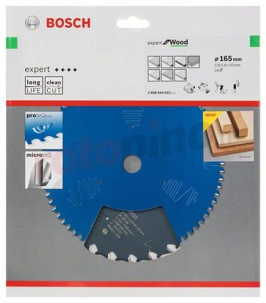 Lama Per Sega Circolare Expert For Steel 165x20mm T24 Bosch 4 Lama Per Sega Circolare Expert For Steel 165x20mm T24 Bosch - immagine 2