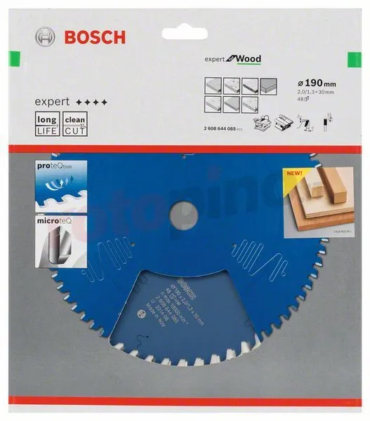 Lama Per Sega Circolare Expert For Steel 190x30mm T48 Bosch 4 Lama Per Sega Circolare Expert For Steel 190x30mm T48 Bosch - immagine 2