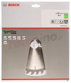 Lama Per Sega Circolare Optiline Wood 230x30mm T36 Bosch -Offerte Bosch Negozio lama per sega circolare optiline wood 230x30mm t36 bosch 28561