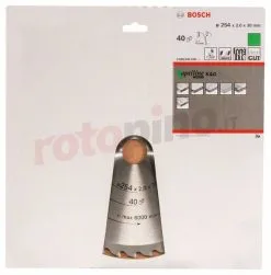 Lama Per Sega Circolare Optiline Wood 254x30mm T40 Bosch 2608640438 -Offerte Bosch Negozio lama per sega circolare optiline wood 254x30mm t40 bosch 2608640438 28555