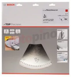 Lama Per Sega Circolare Top Precision Best For Multi Material 305x30mm T96 Bosch -Offerte Bosch Negozio lama per sega circolare top precision best for multi material 305x30mm t96 bosch 28592