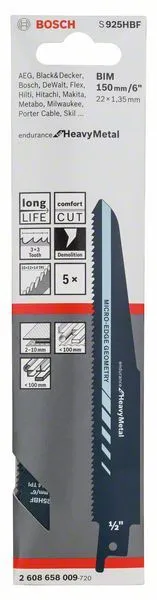 Lama Per Sega Universale S 925 HBF Bosch