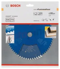 Lama Per Seghe Circolari Expert For Laminated Panel 190x20mm T60 Bosch -Offerte Bosch Negozio lama per seghe circolari expert for laminated panel 190x20mm t60 bosch 46482