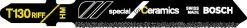 Lama Per Seghetti Alternativi T 130 Riff Special For Ceramis Bosch