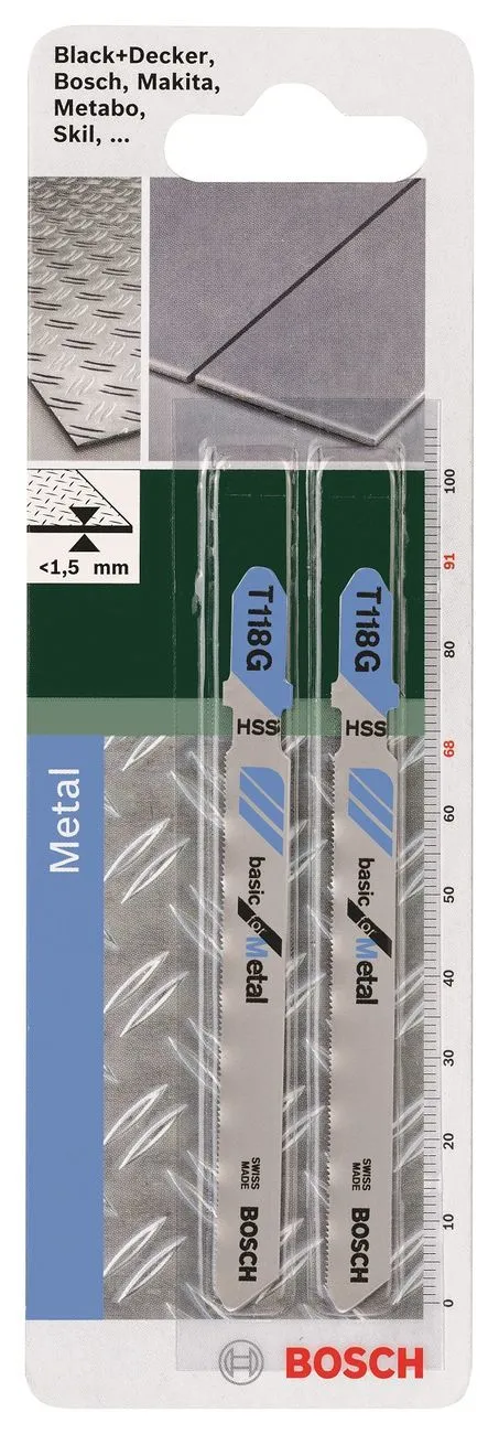 Lame 2pezzi Bosch T 118 G 3 Lame 2pezzi Bosch T 118 G