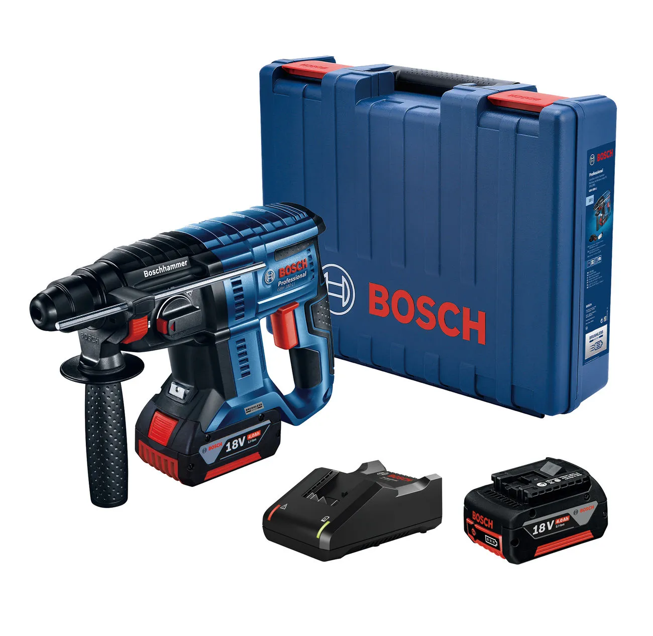 Martello Perforatore Bosch GBH 180-LI 2x4.0Ah 3 Martello Perforatore Bosch GBH 180-LI 2x4.0Ah