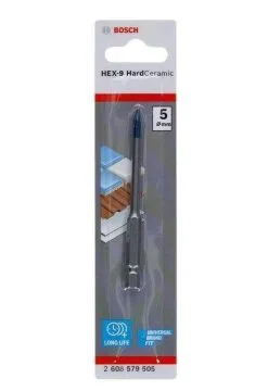 Punta Per Ceramica 5x90 Mm Bosch HEX-9 HardCeramic