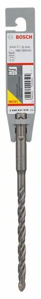 Punta SDS-Plus 8x100/165mm Bosch SDS Plus-3