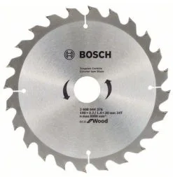 Sega Circolare 160x20mm T24 Bosch Speedline ECO Wood