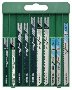 Set Di Lame Per Seghetto Alternativo Da 10 Pezzi, Forma A U Bosch