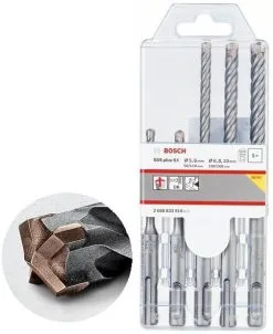 Set Di Punte 5 Pezzi 5-10mm, 5szt. Bosch SDS Plus-5X