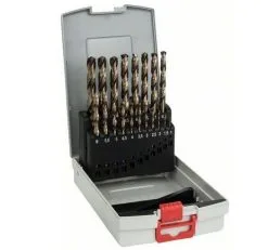 Set Di Punte Per Metallo In ProBox, HSS-Co, DIN 338 (lega Di Cobalto), 19 Pz. Bosch