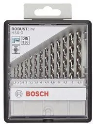 Set Robust Line Di Punte Per Metallo, 13 Pz. HSS-G, 135° Bosch