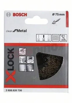 Spazzola A Tazza X-Lock 75mm Bosch Clean For Metal -Offerte Bosch Negozio spazzola a tazza x lock 75mm bosch clean for metal 61600