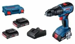 Trapano Avvitatore A Percussione Bosch GSB 18V-50 3x2.0Ah