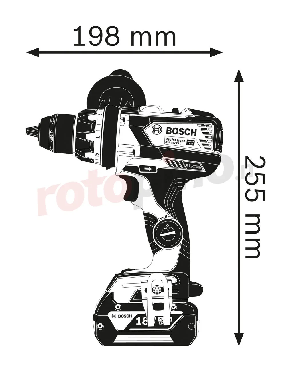 Trapano Avvitatore Bosch GSR 18V-110 C 4 Trapano Avvitatore Bosch GSR 18V-110 C - immagine 2