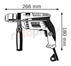 Trapano Battente Bosch GSB 13 RE -Offerte Bosch Negozio trapano battente bosch gsb 13 re 168
