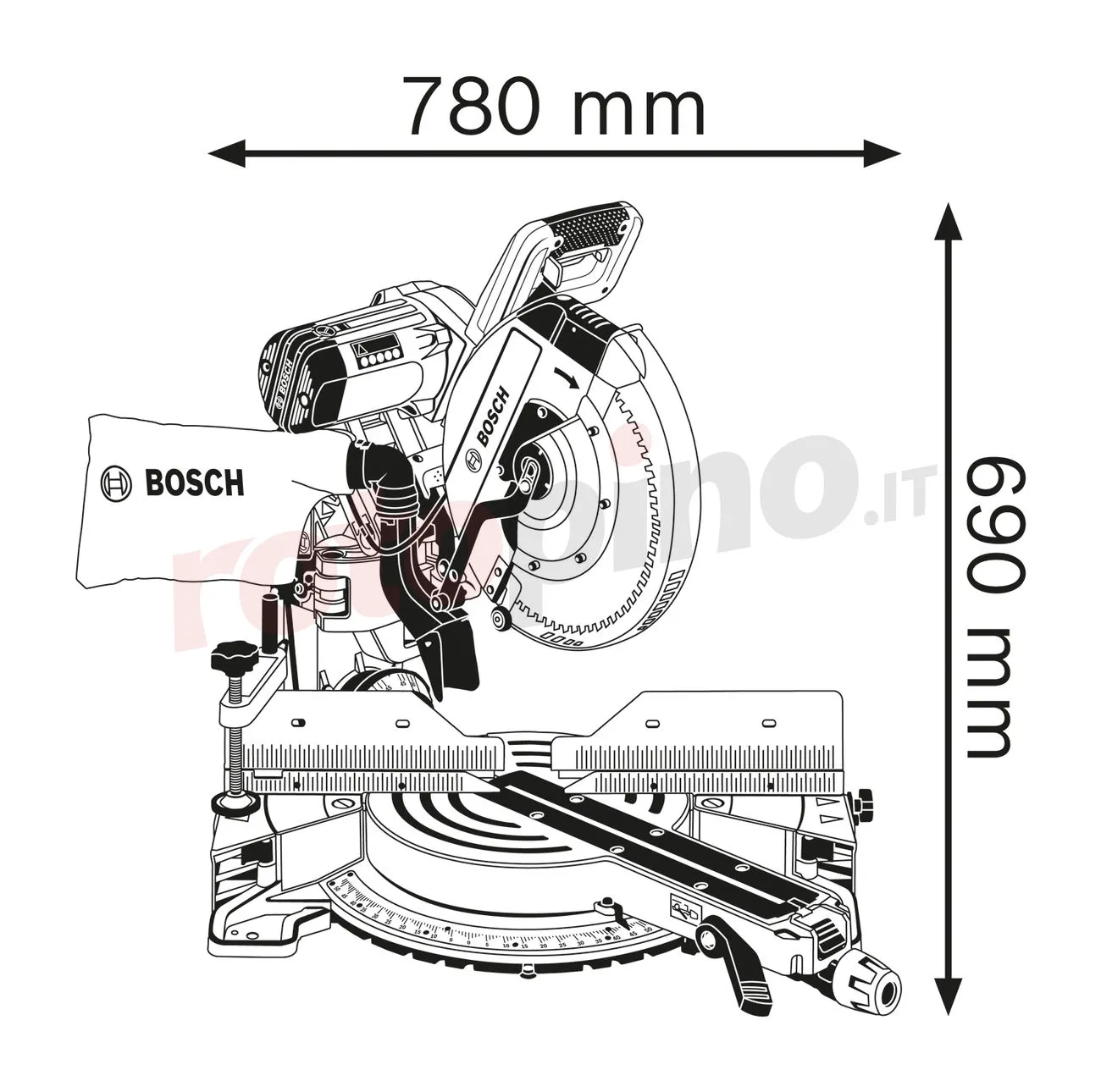 Troncatrice Bosch GCM 12 GDL 4 Troncatrice Bosch GCM 12 GDL - immagine 2